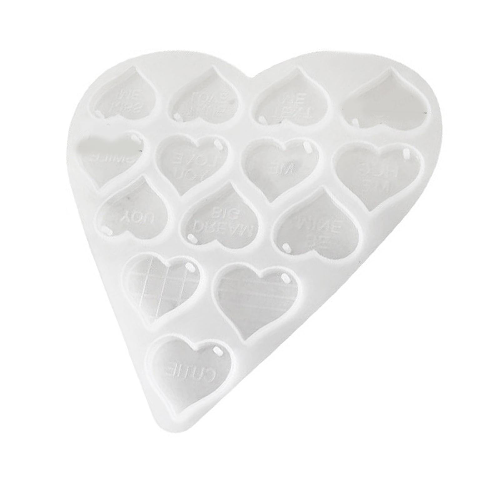 Силиконовая форма для эпоксидной смолы, форма в виде сердца, инструмент для изготовления украшений, формы для серег, подходит для изготовления серег и подвесок S
Силиконовая форма для эпоксидной смолы, форма в виде сердца, инструмент для изготовления украшений, формы для серег, подходит для изготовления серег и подвесок S