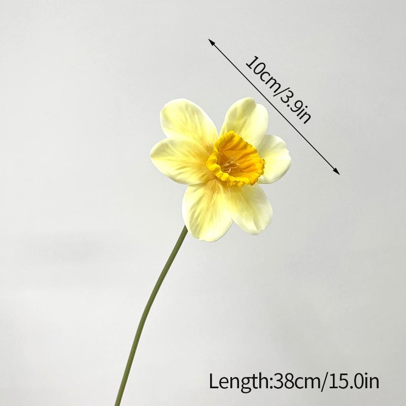 1/6pcs Artificial Narcissus Flower Simulated Fake Daffodil Bridal Bouquet for Wedding Home Garden Room Desktop Party Decoration
1/6pcs Artificial Narcissus Flower Simulated Fake Daffodil Bridal Bouquet for Wedding Home Garden Room Desktop Party Decoration