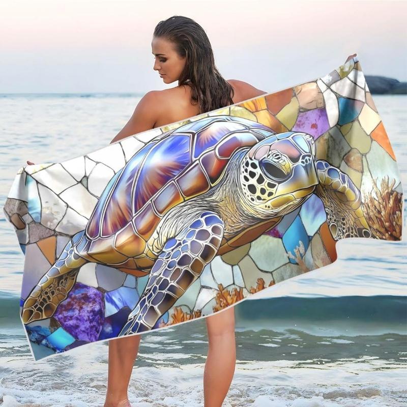 Mosaic Sea Turtle Beach Towel – Soft Microfiber, Absorbent, Quick-Drying for Pool, Beach, Bathroom, Travel – Premium for Adults W30*H60(CM)
Mosaic Sea Turtle Beach Towel – Soft Microfiber, Absorbent, Quick-Drying for Pool, Beach, Bathroom, Travel – Premium for Adults W30*H60(CM)