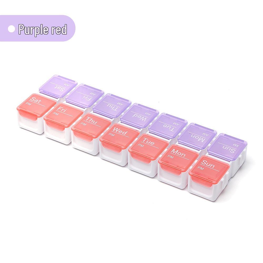Портативный еженедельный органайзер для таблеток с 14 отделениями, большая влагозащищенная коробка для хранения капсул
Портативный еженедельный органайзер для таблеток с 14 отделениями, большая влагозащищенная коробка для хранения капсул