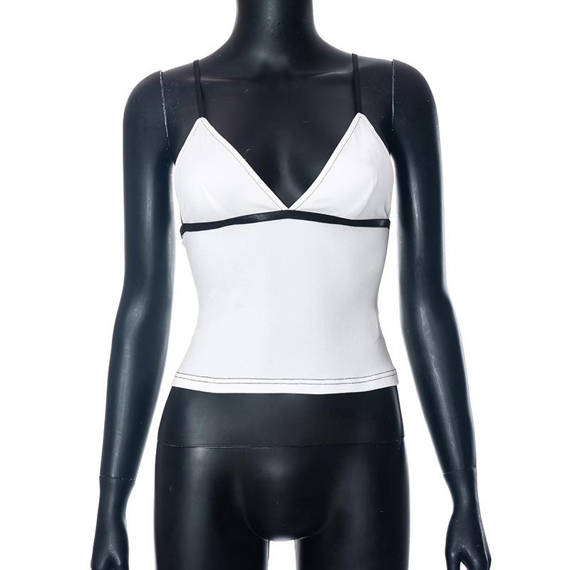 American Niche V-Neck Color Block Backless Camisole Top for Women 2023 Large білий
American Niche V-Neck Color Block Backless Camisole Top for Women 2023 Large білий