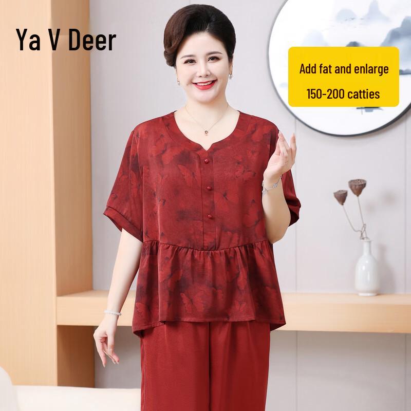 Plus Size Women s Faux Silk T-shirt & Shorts Set 4XL
Plus Size Women s Faux Silk T-shirt & Shorts Set 4XL