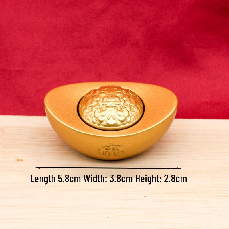 Rotatable Pixiu Ingot Spinner Ornament for Home, Living Room, or Office Decor
Rotatable Pixiu Ingot Spinner Ornament for Home, Living Room, or Office Decor