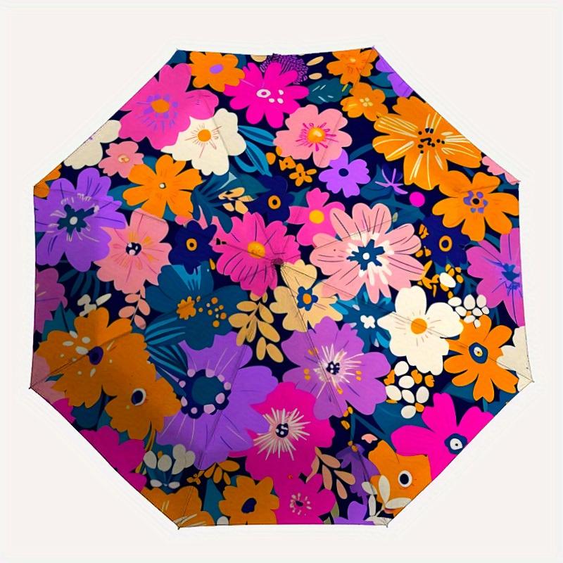 1pc Floral Pattern Automatic Folding Umbrella, Portable & Foldable Design with 8 Ribs, Casual Outdoor Accessory yy250729126
1pc Floral Pattern Automatic Folding Umbrella, Portable & Foldable Design with 8 Ribs, Casual Outdoor Accessory yy250729126
