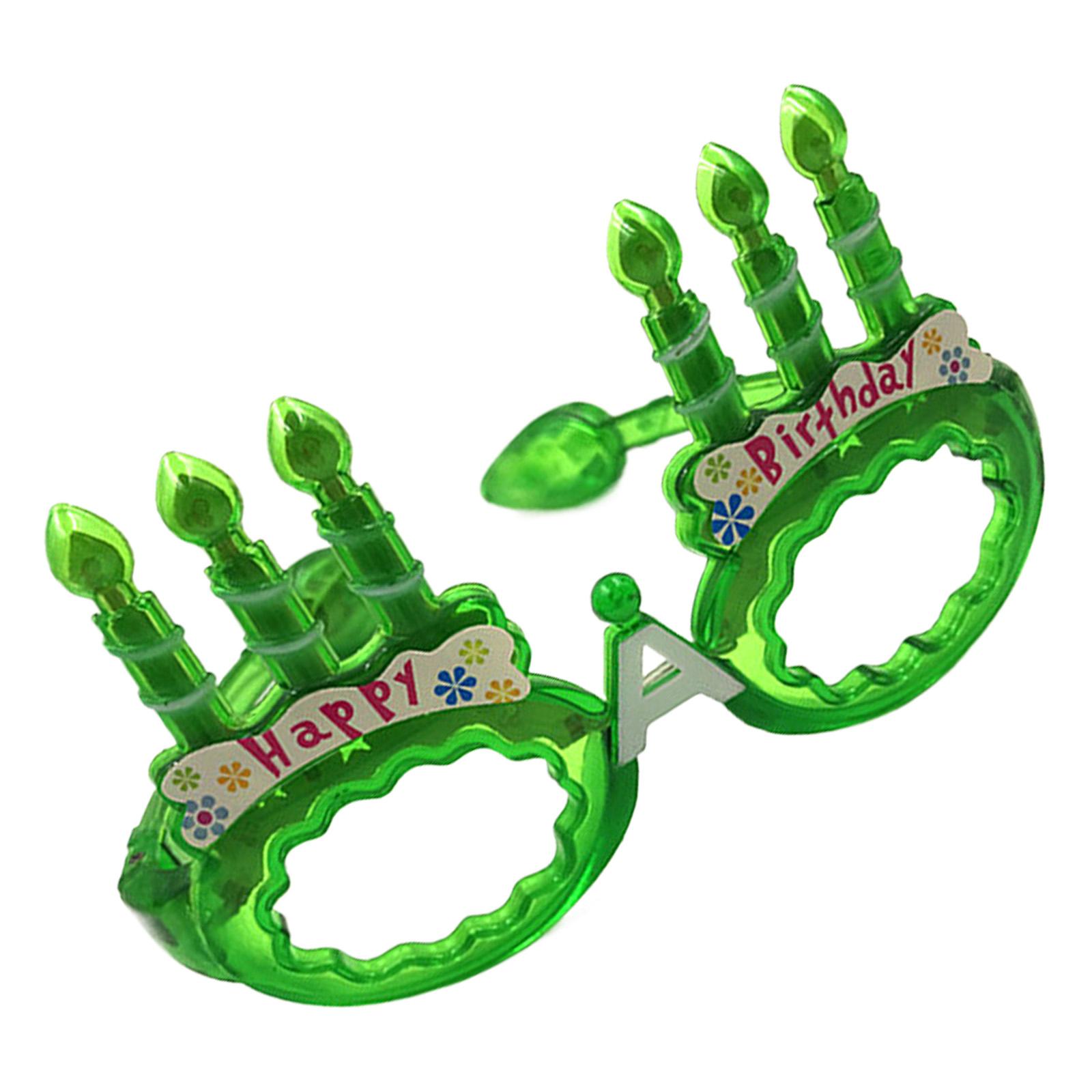 LED Light Up Glasses Glowing Birthday Cake Glasses Frame for Kids Adults Birthday Halloween Christmas Holiday Parties зелений
LED Light Up Glasses Glowing Birthday Cake Glasses Frame for Kids Adults Birthday Halloween Christmas Holiday Parties зелений