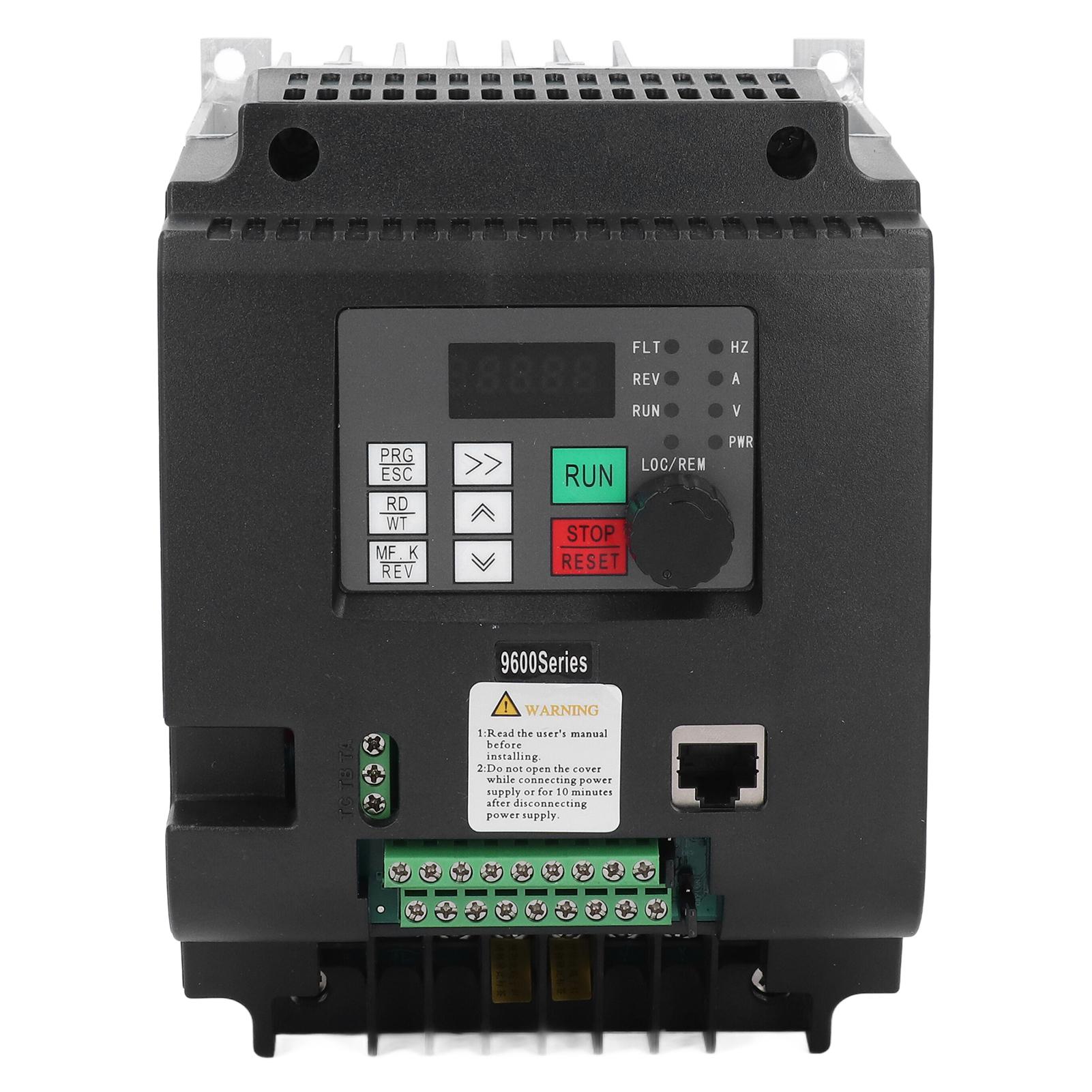 Vector Frequency Converter Single Phase 110V Input to 3 Phase Output Variable Frequency Drive Contro
Vector Frequency Converter Single Phase 110V Input to 3 Phase Output Variable Frequency Drive Contro