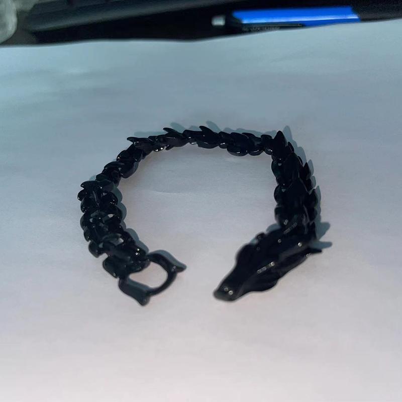 Винтажная голова дракона многоцветная ручная бижутерия драконья кость мужской браслет в стиле панк 22cm
Винтажная голова дракона многоцветная ручная бижутерия драконья кость мужской браслет в стиле панк 22cm