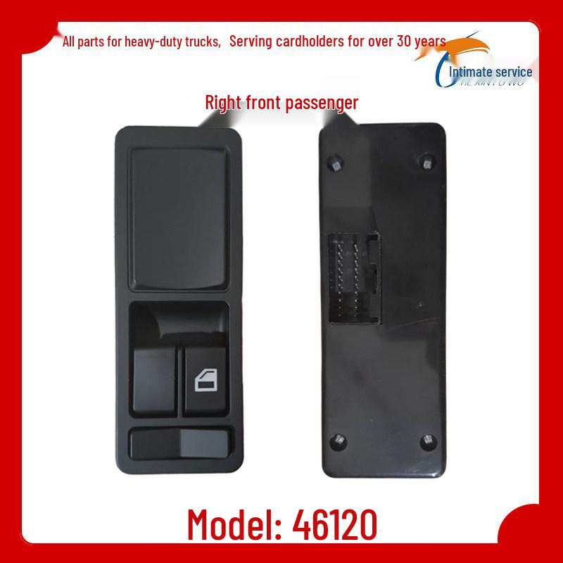 XCMG Hanfeng E7/E7G9 Electric Vehicle Window Glass Lift Switch Button - Original Car Part Standard
XCMG Hanfeng E7/E7G9 Electric Vehicle Window Glass Lift Switch Button - Original Car Part Standard