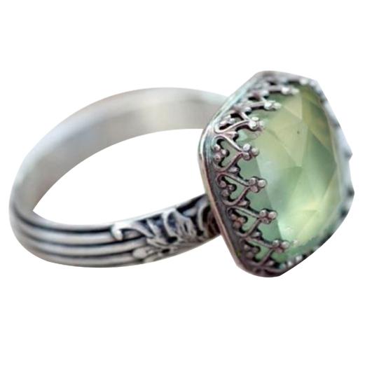 Винтажное женское прямоугольное кольцо из искусственного изумруда с инкрустацией драгоценных камней на палец, ювелирный подарок US 9 зелёный
Винтажное женское прямоугольное кольцо из искусственного изумруда с инкрустацией драгоценных камней на палец, ювелирный подарок US 9 зелёный