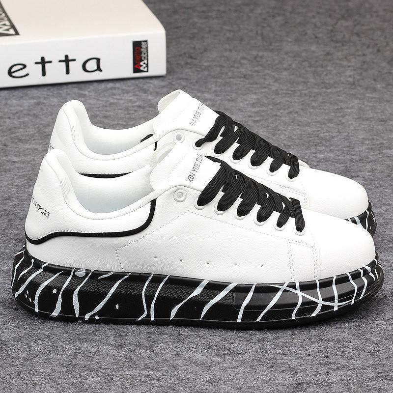 Модная мужская обувь, универсальные белые кроссовки для пары, дышащие спортивные и повседневные женские белые туфли на толстой подошве. 44 чёрный
Модная мужская обувь, универсальные белые кроссовки для пары, дышащие спортивные и повседневные женские белые туфли на толстой подошве. 44 чёрный