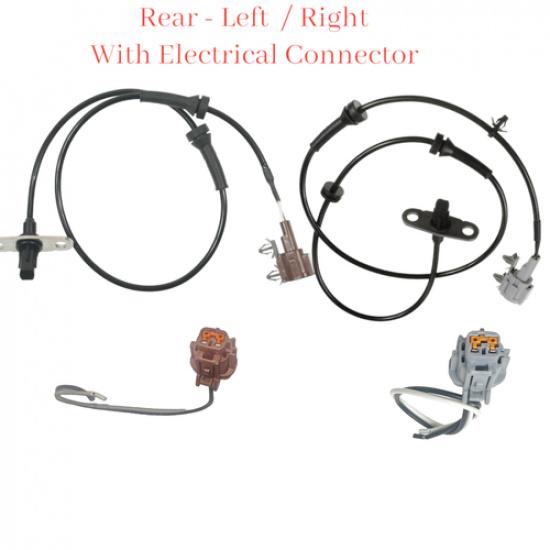 2 X ABS Wheel Speed Sensor & Connector Rear L/R Fits: Nissan Xterra 2005-2015
2 X ABS Wheel Speed Sensor & Connector Rear L/R Fits: Nissan Xterra 2005-2015
