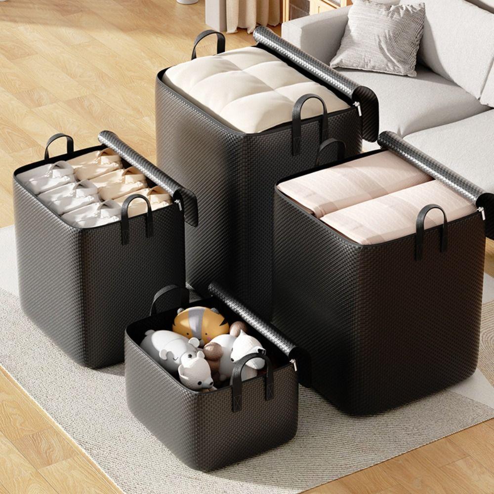 Dust-proof Quilt Storage Bag with Handles Closet Organizer Large Capacity Storage Containers 60x50x70cm
Dust-proof Quilt Storage Bag with Handles Closet Organizer Large Capacity Storage Containers 60x50x70cm