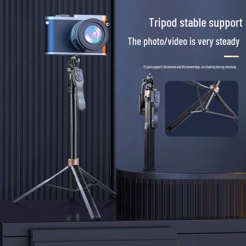 Universal Bluetooth Selfie Stick with 1.6M Extendable Pole and Floor Stand for Outdoor Live Streaming and Travel Photography
Universal Bluetooth Selfie Stick with 1.6M Extendable Pole and Floor Stand for Outdoor Live Streaming and Travel Photography
