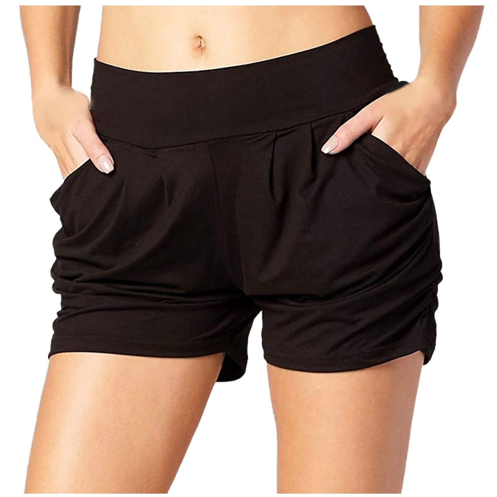 Модные женские повседневные однотонные карманы с высокой эластичностью, мягкие удобные шорты для спортивной одежды XXL чёрный
Модные женские повседневные однотонные карманы с высокой эластичностью, мягкие удобные шорты для спортивной одежды XXL чёрный