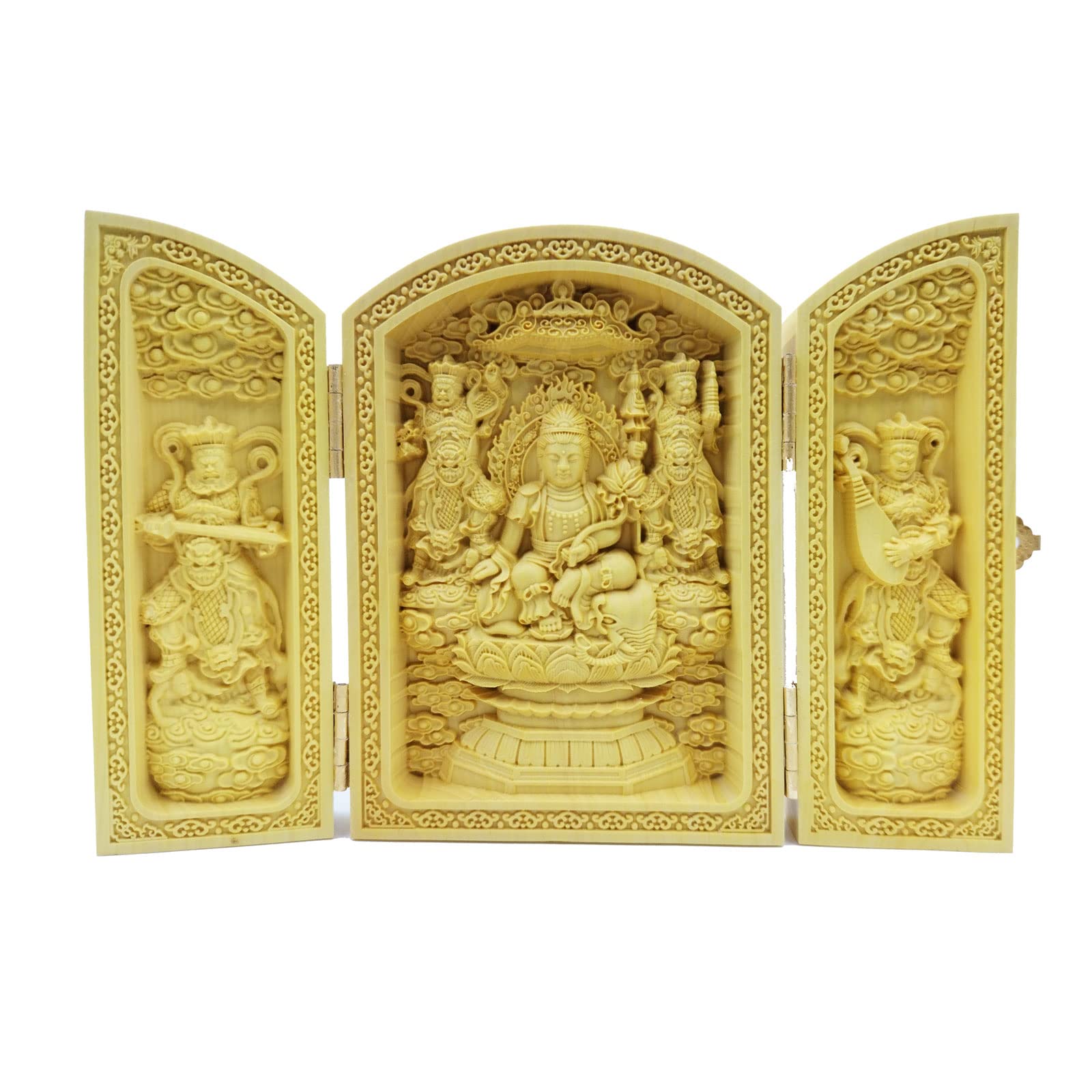 Wood carving Buddha statue Born in the year of the Ward off evil Zodiac guardian Guardian Good protection mobile x diameter 7cm x depth x opening
Wood carving Buddha statue Born in the year of the Ward off evil Zodiac guardian Guardian Good protection mobile x diameter 7cm x depth x opening