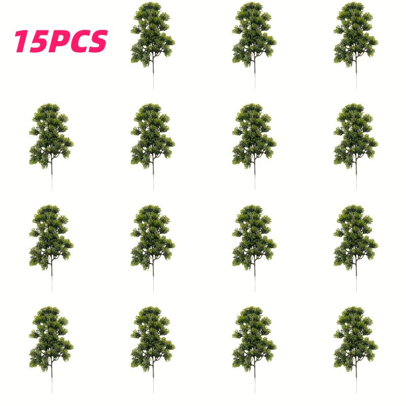 15pcs Realistic Artificial Cypress Pine Tree Needles Miniature Evergreen Foliage for Wedding & Event Decor Landscape Accessories
15pcs Realistic Artificial Cypress Pine Tree Needles Miniature Evergreen Foliage for Wedding & Event Decor Landscape Accessories