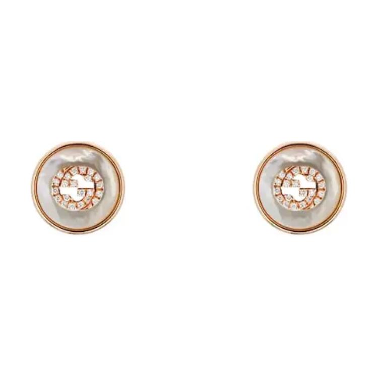 Gucci Interlocking Double G Pattern Diamond 18K Rose Gold Earrings Women earrings 786746J85I08070 F,Gold
Gucci Interlocking Double G Pattern Diamond 18K Rose Gold Earrings Women earrings 786746J85I08070 F,Gold