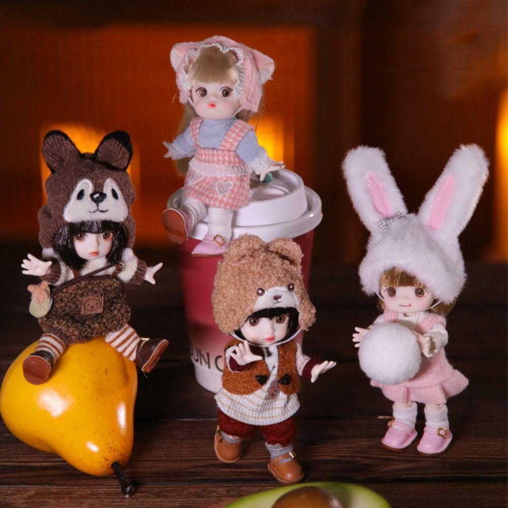 with Clothes Ob11 Bjd Doll 13 Joints 1/12 BJD Dolls DIY Imitation Princess Doll Birthday Gift style 2
with Clothes Ob11 Bjd Doll 13 Joints 1/12 BJD Dolls DIY Imitation Princess Doll Birthday Gift style 2