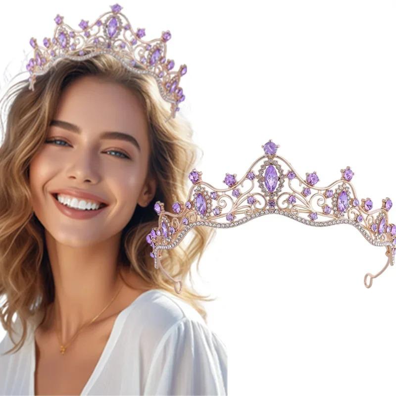 Baroque Luxury Princess Wedding Rhinestone Tiara Hair Crown Elegant Crystal Bridal Headpiece Stage Performance Hair Accessory
Baroque Luxury Princess Wedding Rhinestone Tiara Hair Crown Elegant Crystal Bridal Headpiece Stage Performance Hair Accessory