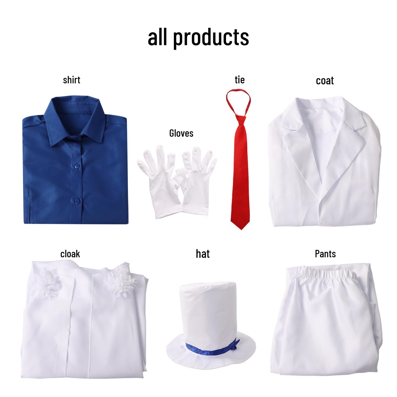 Conan Magic Kaito 1412 Kaito Kuroba Phantom Thief Cosplay Costume L
Conan Magic Kaito 1412 Kaito Kuroba Phantom Thief Cosplay Costume L