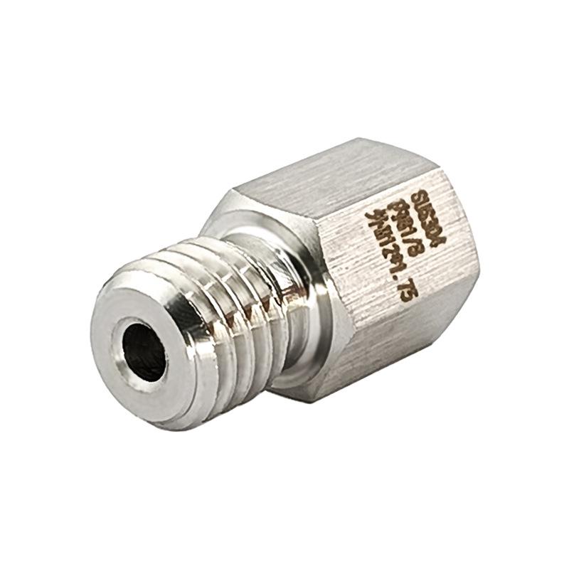 Female G1/8 BSP to Male M12X1.75 Stainless Steel 304 Reducer Fitting
Female G1/8 BSP to Male M12X1.75 Stainless Steel 304 Reducer Fitting