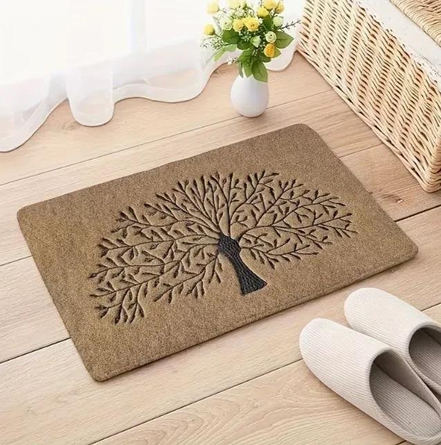 VIKAMA Tree Of Life Entrance Door Mat Non-Slip Wear-Resistant Washable Indoor Outdoor Rug Home Floor Decoration 40x60cm
VIKAMA Tree Of Life Entrance Door Mat Non-Slip Wear-Resistant Washable Indoor Outdoor Rug Home Floor Decoration 40x60cm