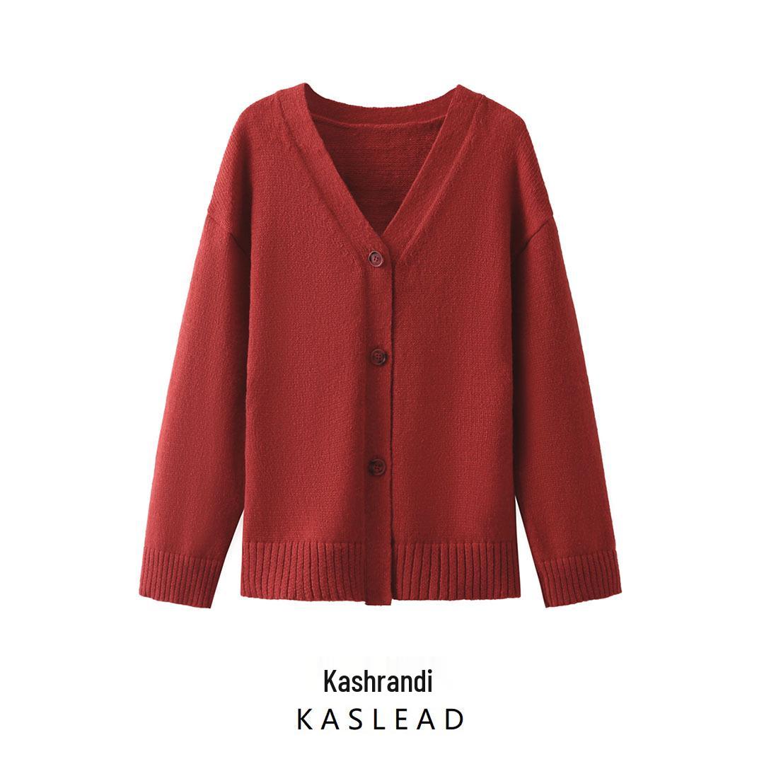 2025 Spring Women s European & American V-Neck Long Sleeve Knit Cardigan M красный
2025 Spring Women s European & American V-Neck Long Sleeve Knit Cardigan M красный