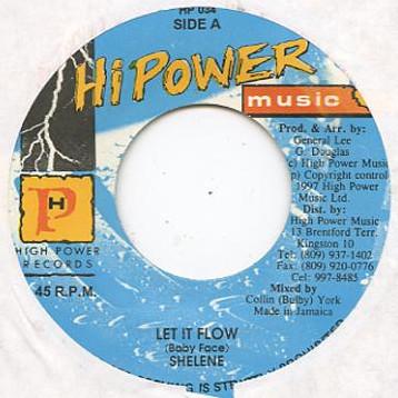 7inch Record SHELENE Let It Flow NONE Hi Power Music 1997 Jamaica Reggae Ska Dub Used
7inch Record SHELENE Let It Flow NONE Hi Power Music 1997 Jamaica Reggae Ska Dub Used