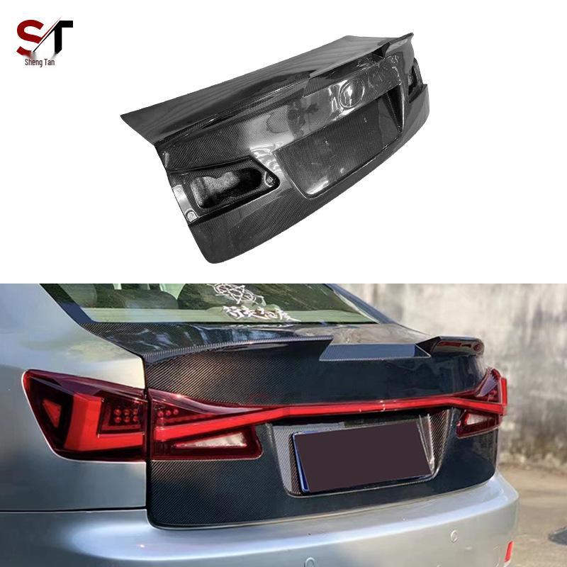 Compatible with 06-12 Lexus IS205 300: Modified Carbon Fiber Rear Trunk Lid Tail Cover.
Compatible with 06-12 Lexus IS205 300: Modified Carbon Fiber Rear Trunk Lid Tail Cover.