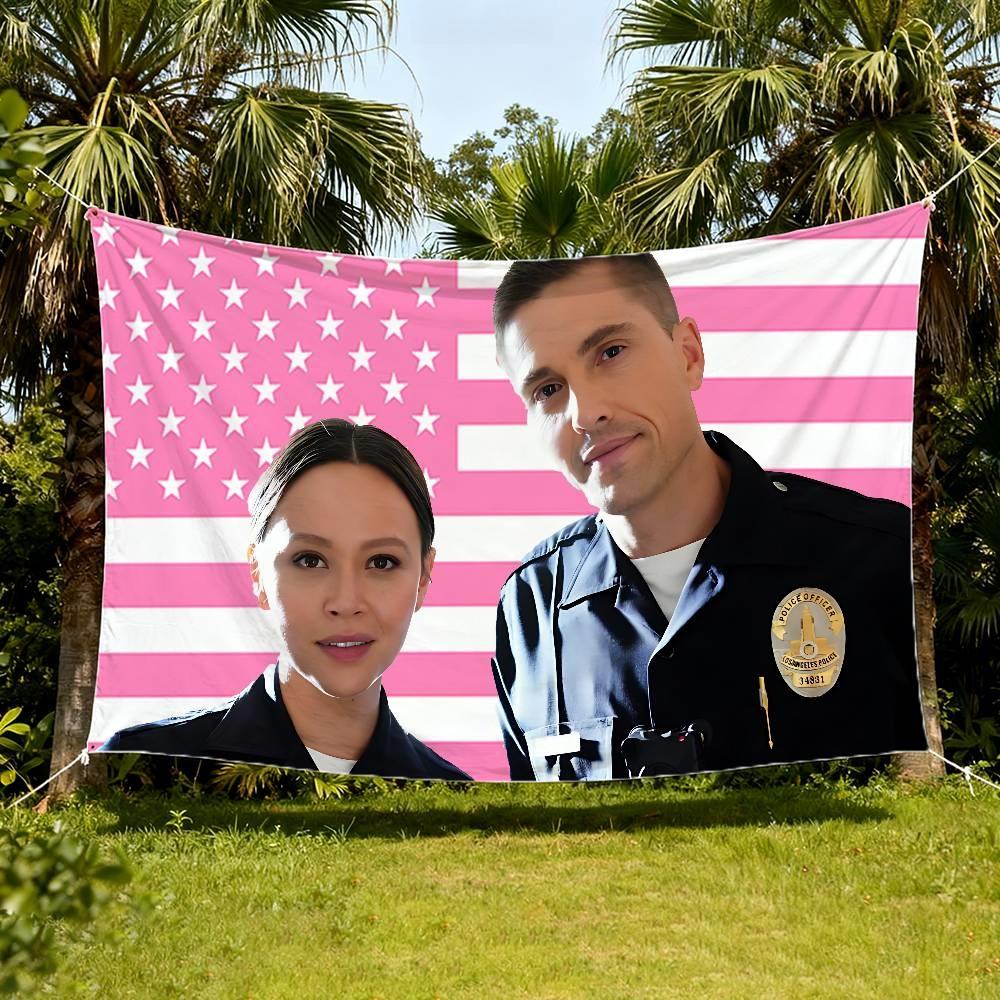 1pc Printing The Rookie protagonist Lucy Chen and Tim Bradford Tapestry Poster Eric Winter Pink American Flag Background Wall 74x94cm(29x37in)
1pc Printing The Rookie protagonist Lucy Chen and Tim Bradford Tapestry Poster Eric Winter Pink American Flag Background Wall 74x94cm(29x37in)