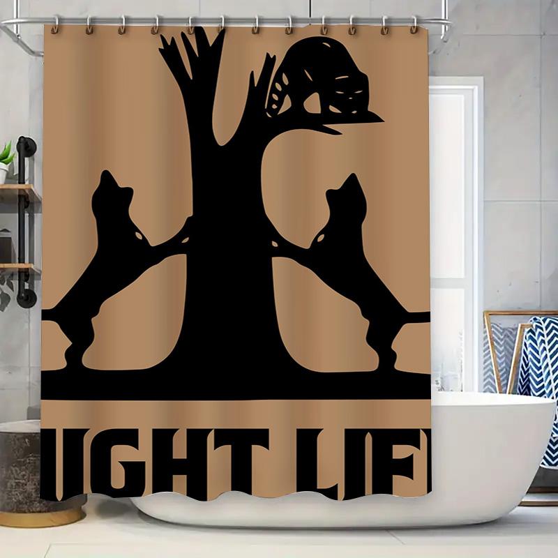 Modern Bath Curtains With Silhouette Design Ideal For Bathroom Decorations W60H190(CM)-1 Pcs
Modern Bath Curtains With Silhouette Design Ideal For Bathroom Decorations W60H190(CM)-1 Pcs