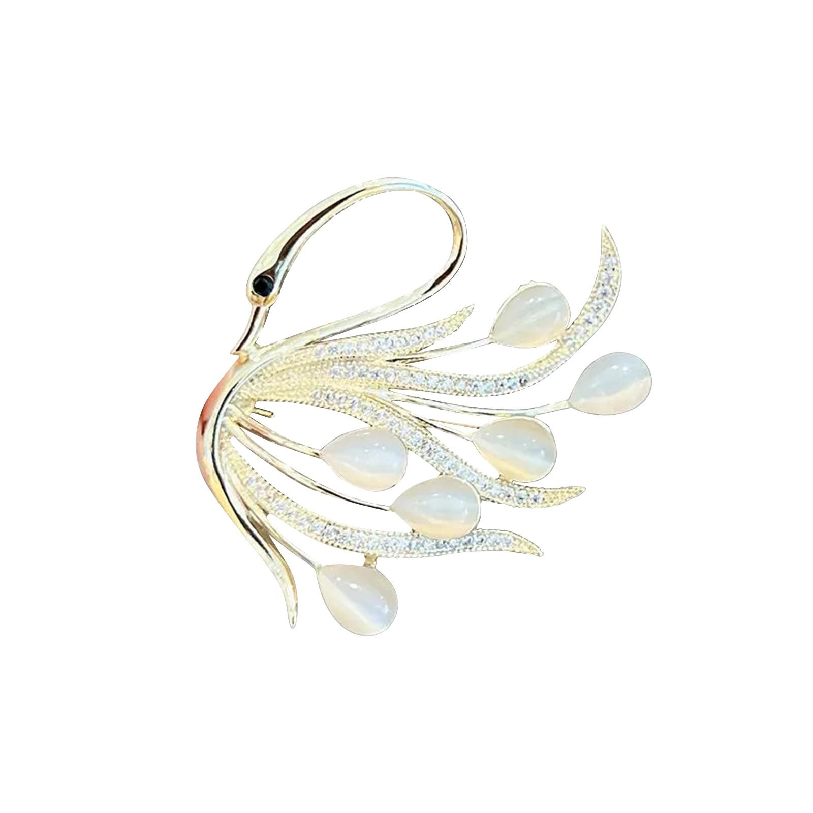 Изысканная женская брошь, брошь в виде лебедя, брошь в виде животного белый
Изысканная женская брошь, брошь в виде лебедя, брошь в виде животного белый