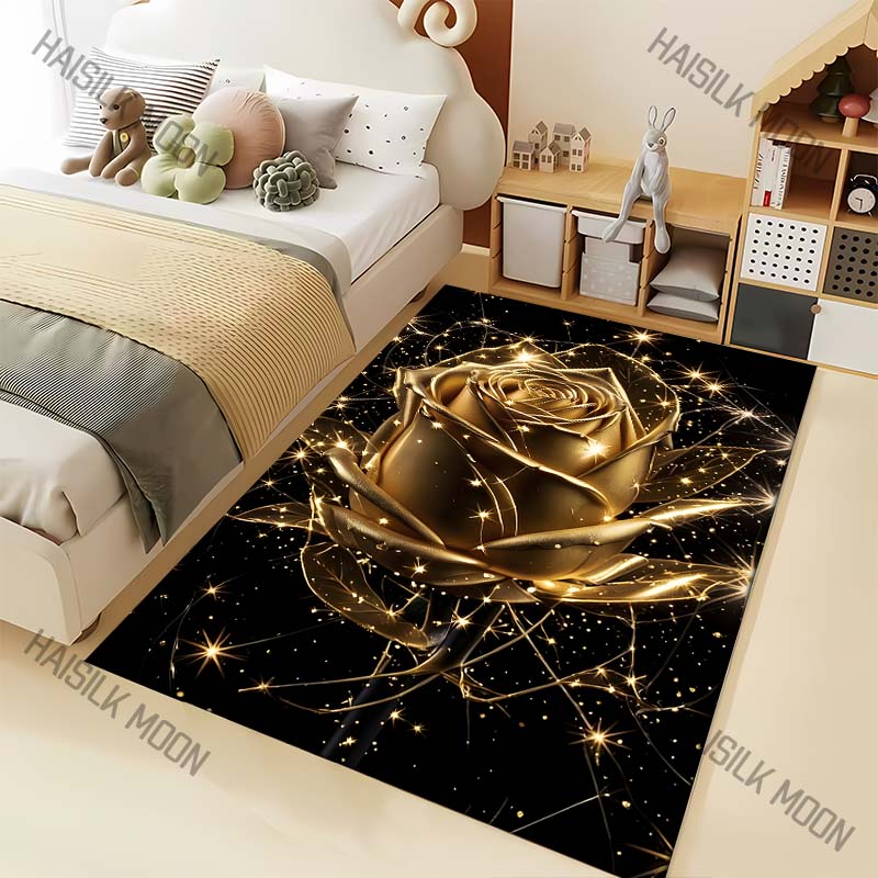 Golden Flowers Pattern Carpet for Living Room Bedroom Bedside Floor Mat Sofa Table Area Rugs Home Decor Luxury Gifts 40x60cm
Golden Flowers Pattern Carpet for Living Room Bedroom Bedside Floor Mat Sofa Table Area Rugs Home Decor Luxury Gifts 40x60cm