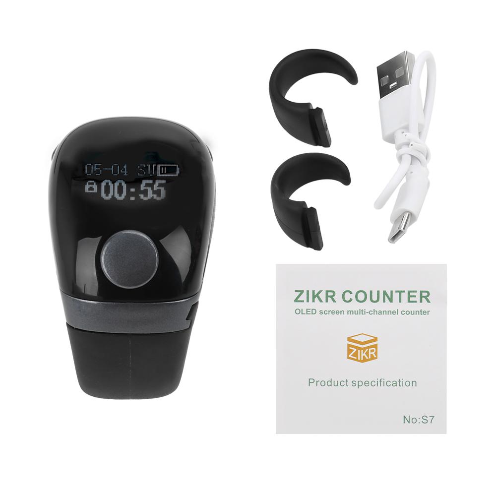 Finger Counter Three Gears Adjustable Portable Counter Rechargeable Ring Type Button Counter OLED Electronic Digital Counter
Finger Counter Three Gears Adjustable Portable Counter Rechargeable Ring Type Button Counter OLED Electronic Digital Counter