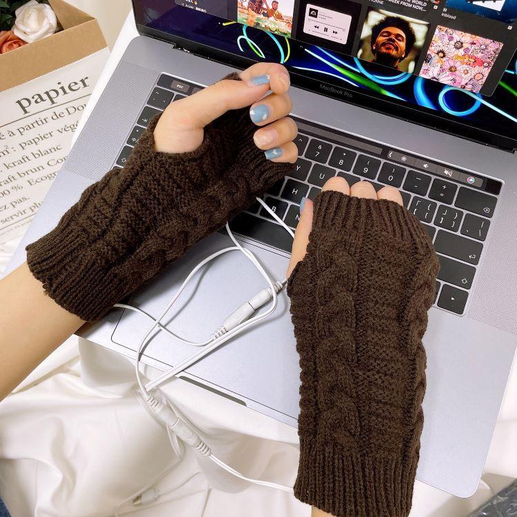 Модные перчатки с открытыми пальцами и USB-электроподогревом, трикотажные перчатки с полупальцами для осени и зимы, теплые перчатки с USB-подогревом для мужчин и женщин One-size-fits-all single-sided back heating
Модные перчатки с открытыми пальцами и USB-электроподогревом, трикотажные перчатки с полупальцами для осени и зимы, теплые перчатки с USB-подогревом для мужчин и женщин One-size-fits-all single-sided back heating