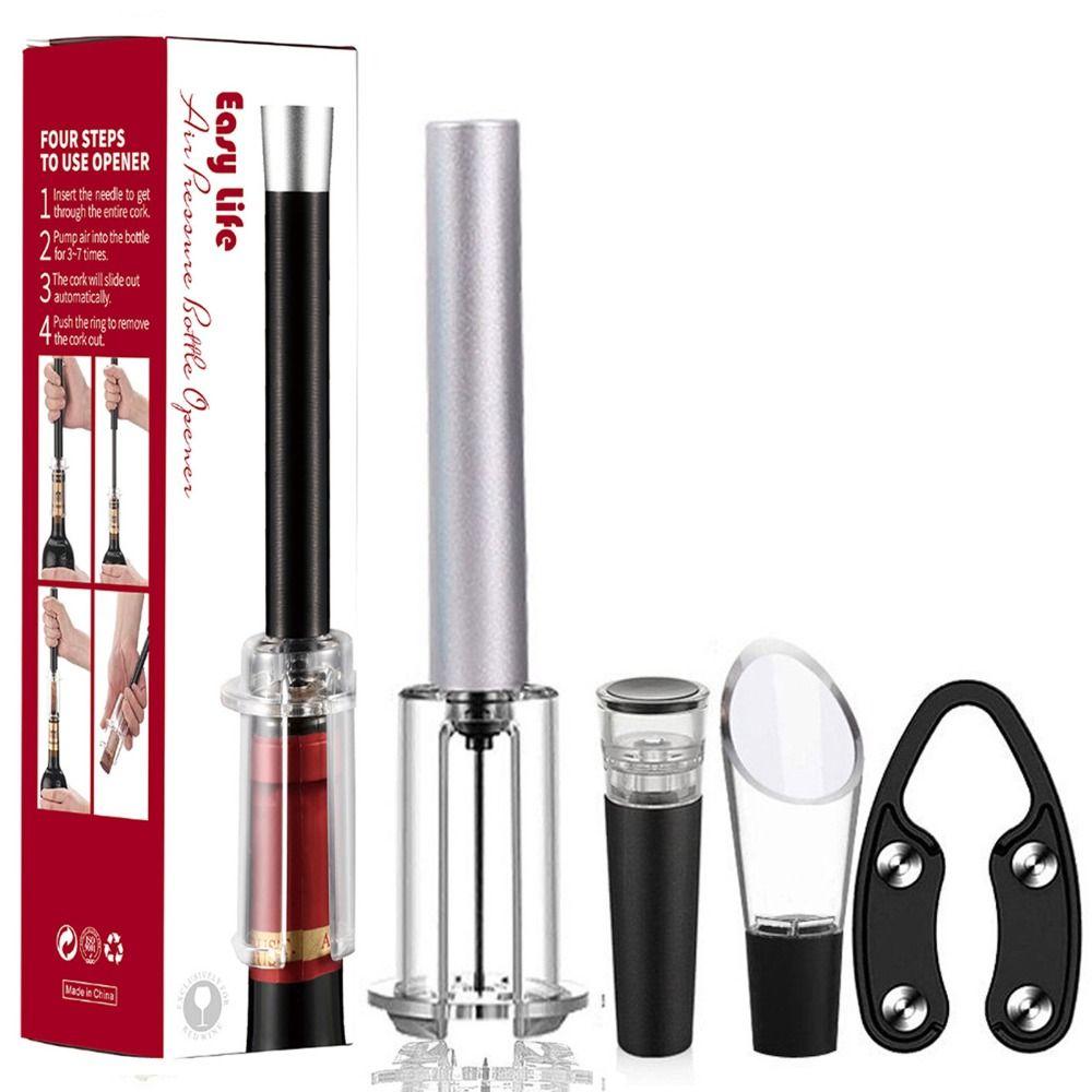 Bar Accessories Air Pressure Wine Opener Aluminum Alloy Vacuum Wine Bottle Corkscrew фіолетовий
Bar Accessories Air Pressure Wine Opener Aluminum Alloy Vacuum Wine Bottle Corkscrew фіолетовий