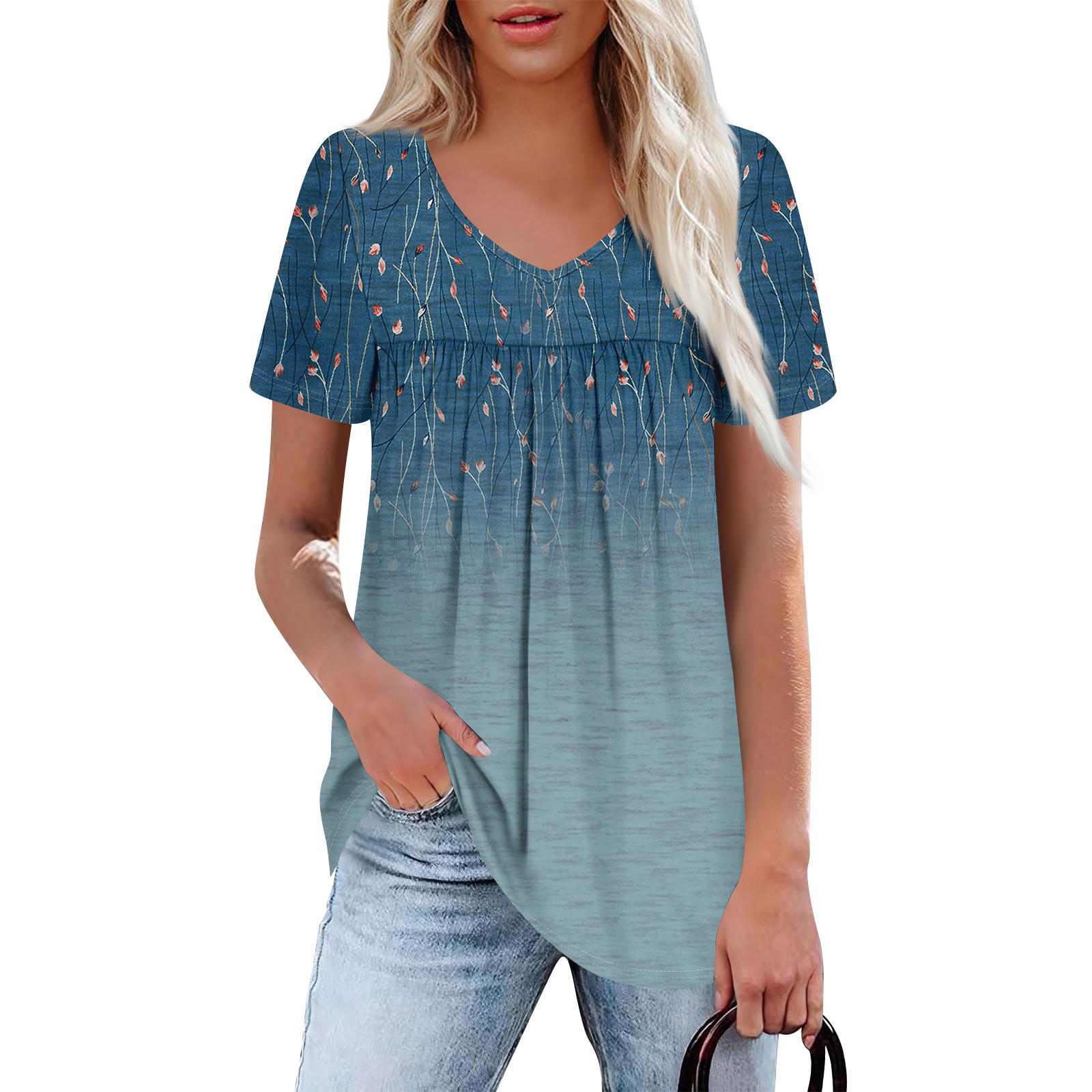 Женский повседневный топ с V-образным вырезом, коротким рукавом, оборкой на груди и принтом XXXL синий
Женский повседневный топ с V-образным вырезом, коротким рукавом, оборкой на груди и принтом XXXL синий