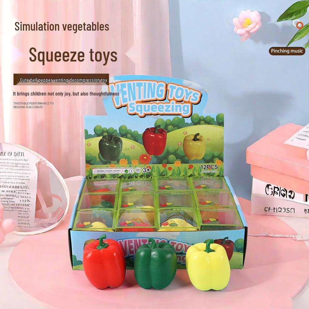 Simulated Green Pepper Squeeze Toy - Cute & Slow Rebound for Relaxation 8.5*6cm OPP Bag
Simulated Green Pepper Squeeze Toy - Cute & Slow Rebound for Relaxation 8.5*6cm OPP Bag