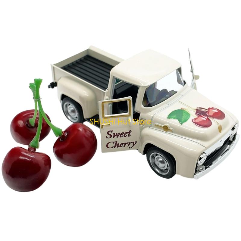 Vintage Truck Decors with 3 Fake Cherries Farm Pickup Farmhouses Tabletop Decors D57B
Vintage Truck Decors with 3 Fake Cherries Farm Pickup Farmhouses Tabletop Decors D57B