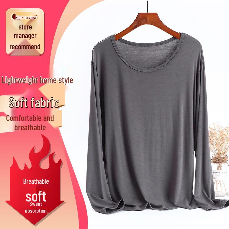 Женский модальный топ больших размеров с длинным рукавом свободного кроя XL
Женский модальный топ больших размеров с длинным рукавом свободного кроя XL