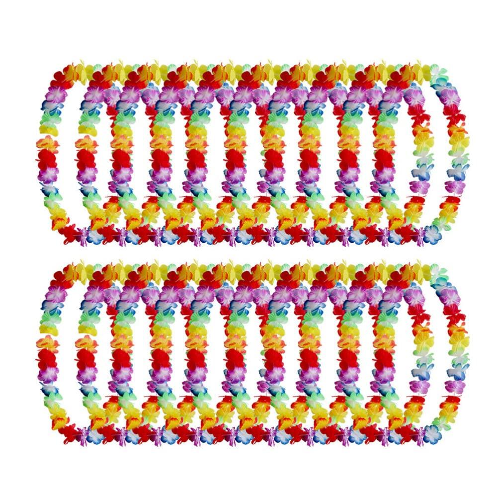 LIOOBO 20pcs Hawaiian Lei Flower Lei Garland Lei Hawaiian Lei Necklace Hibiscus Lei Hula Dance Hair Accessory Garland Party Photo Prop Colorful
LIOOBO 20pcs Hawaiian Lei Flower Lei Garland Lei Hawaiian Lei Necklace Hibiscus Lei Hula Dance Hair Accessory Garland Party Photo Prop Colorful