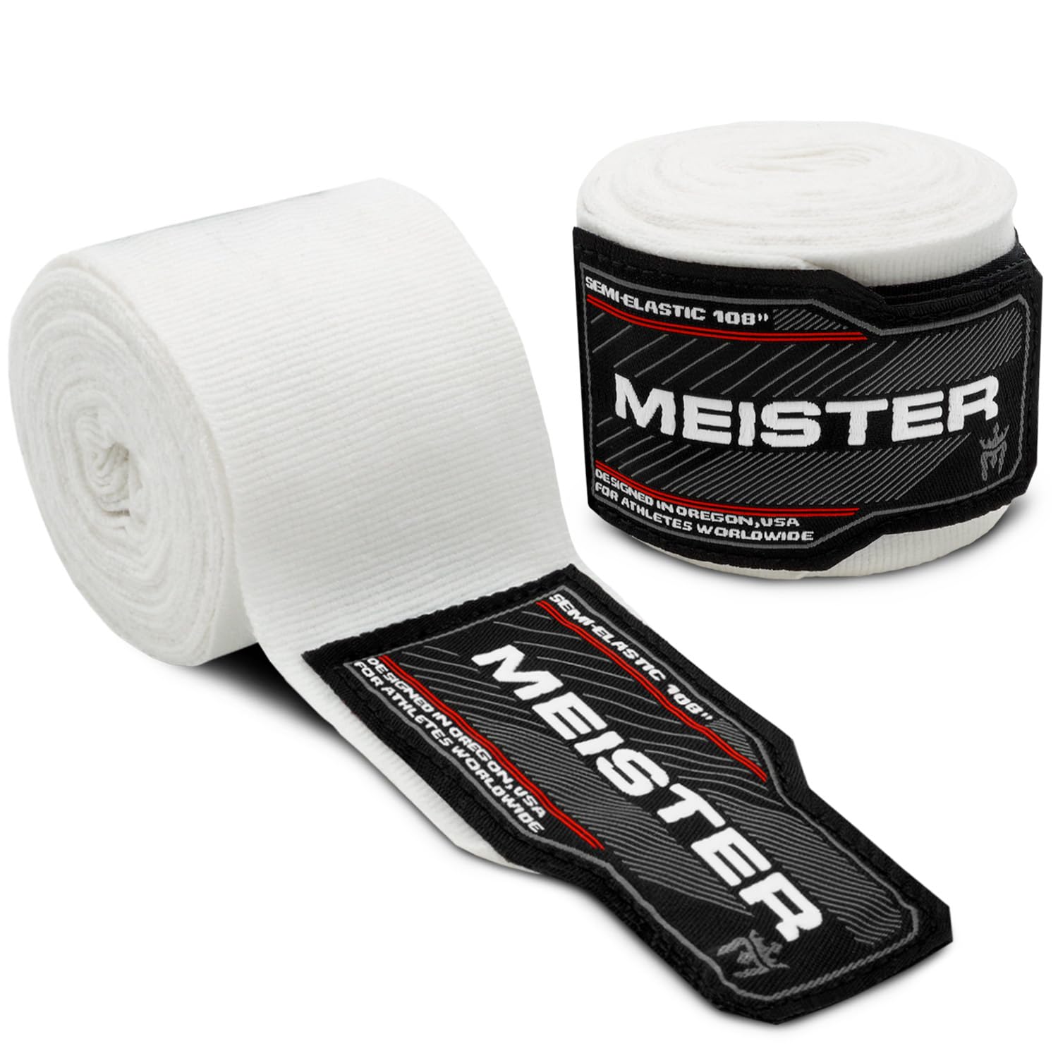 Meister Junior Hand Wraps for MMA Boxing White 108 (274 cm) Semi-Elastic & (Pair) -
Meister Junior Hand Wraps for MMA Boxing White 108 (274 cm) Semi-Elastic & (Pair) -
