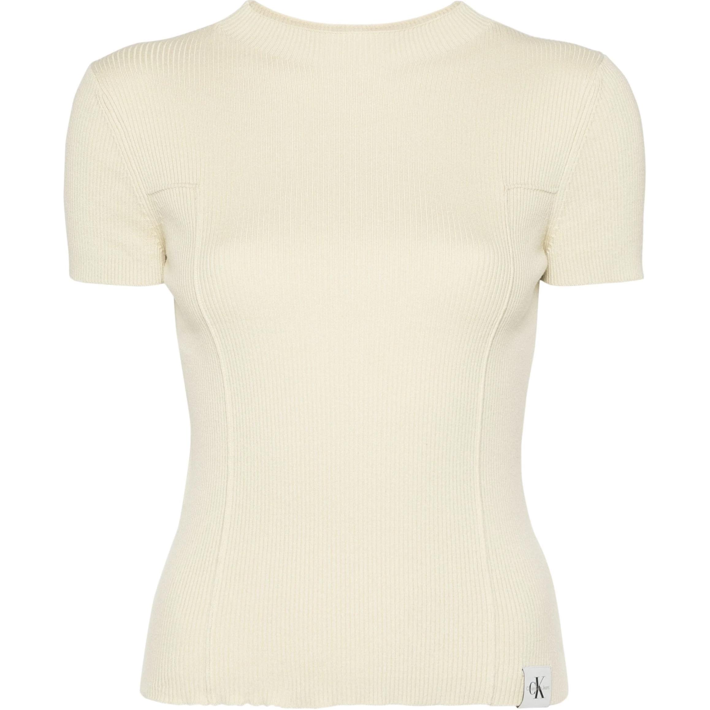 Calvin Klein Solid Color Stand Collar Pullover Short Sleeve T-Shirt Women Tops Beige J20J223148-LFU S
Calvin Klein Solid Color Stand Collar Pullover Short Sleeve T-Shirt Women Tops Beige J20J223148-LFU S
