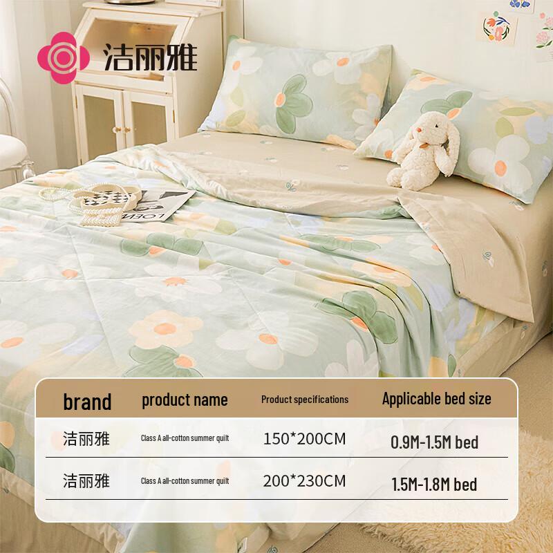 Jieliya Washable Cotton Summer Quilt
Jieliya Washable Cotton Summer Quilt