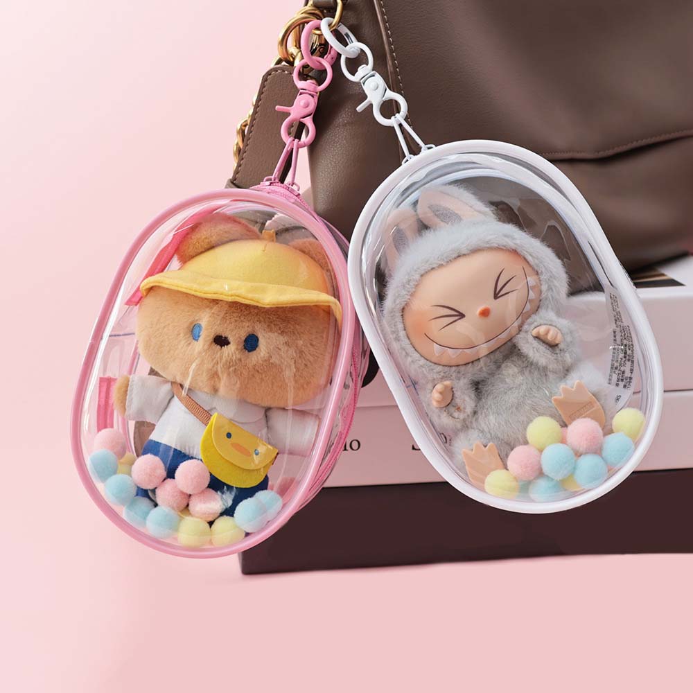 Crybaby Clear Outdoor Doll Bag Multifunction Labubu Transparent Organizer Bag Outdoor StyleA-Pink
Crybaby Clear Outdoor Doll Bag Multifunction Labubu Transparent Organizer Bag Outdoor StyleA-Pink