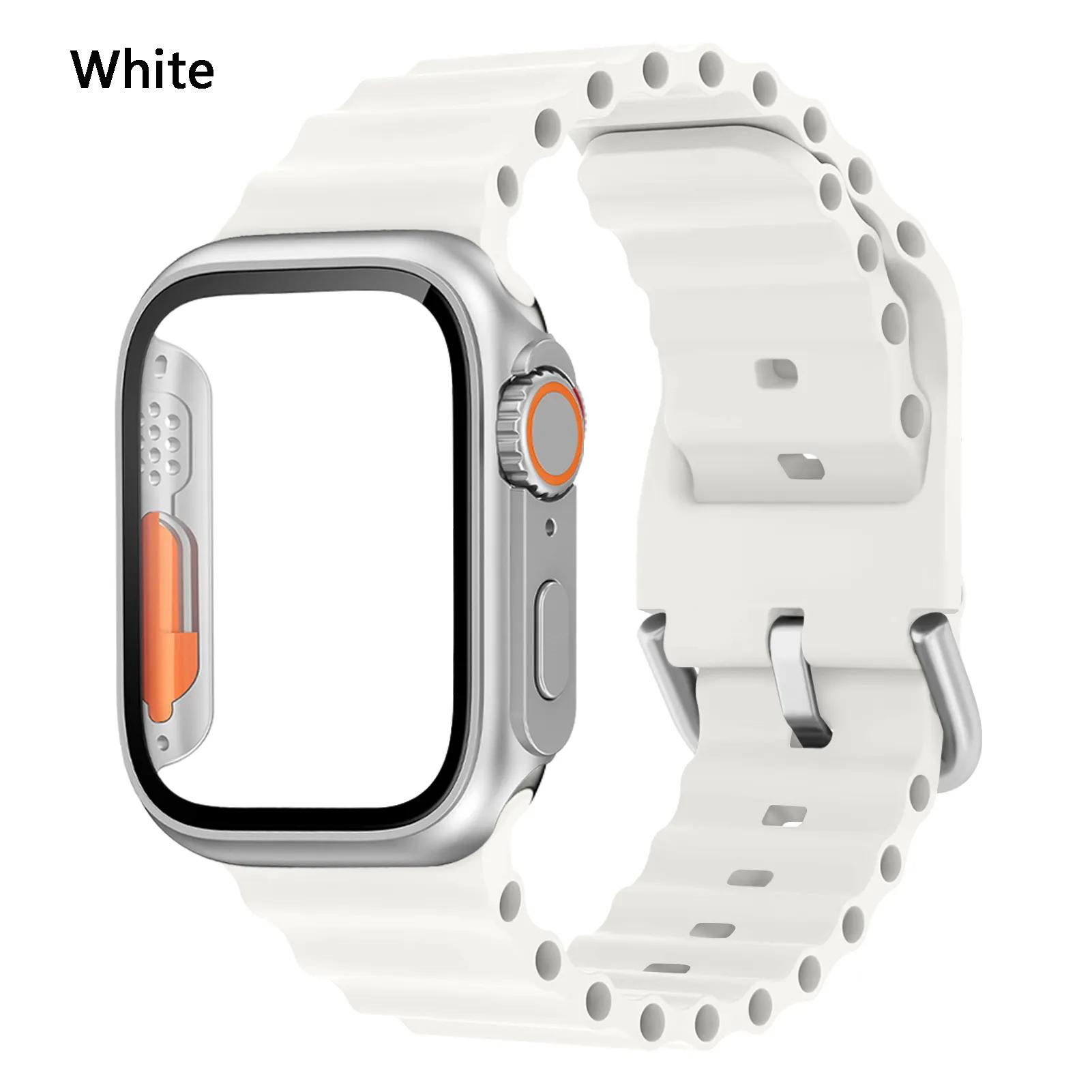 Загартоване скло з оновленим корпусом ПК до силіконового ремінця Ultra Ultra 2 для смарт-годинника 9 8 7 45 мм 44 мм 41 мм 40 мм для годинника Series 4 5 6 Se 3 2 1 45mm for apple watch білий
Загартоване скло з оновленим корпусом ПК до силіконового ремінця Ultra Ultra 2 для смарт-годинника 9 8 7 45 мм 44 мм 41 мм 40 мм для годинника Series 4 5 6 Se 3 2 1 45mm for apple watch білий
