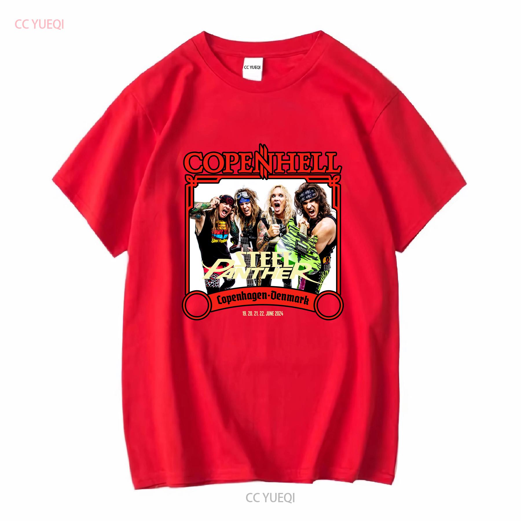 Band Steel Panther Play Copenhell Festival 2024 T Shirt All Size S To 5XL long or short sleeves vintage Washed homme Breathable S
Band Steel Panther Play Copenhell Festival 2024 T Shirt All Size S To 5XL long or short sleeves vintage Washed homme Breathable S