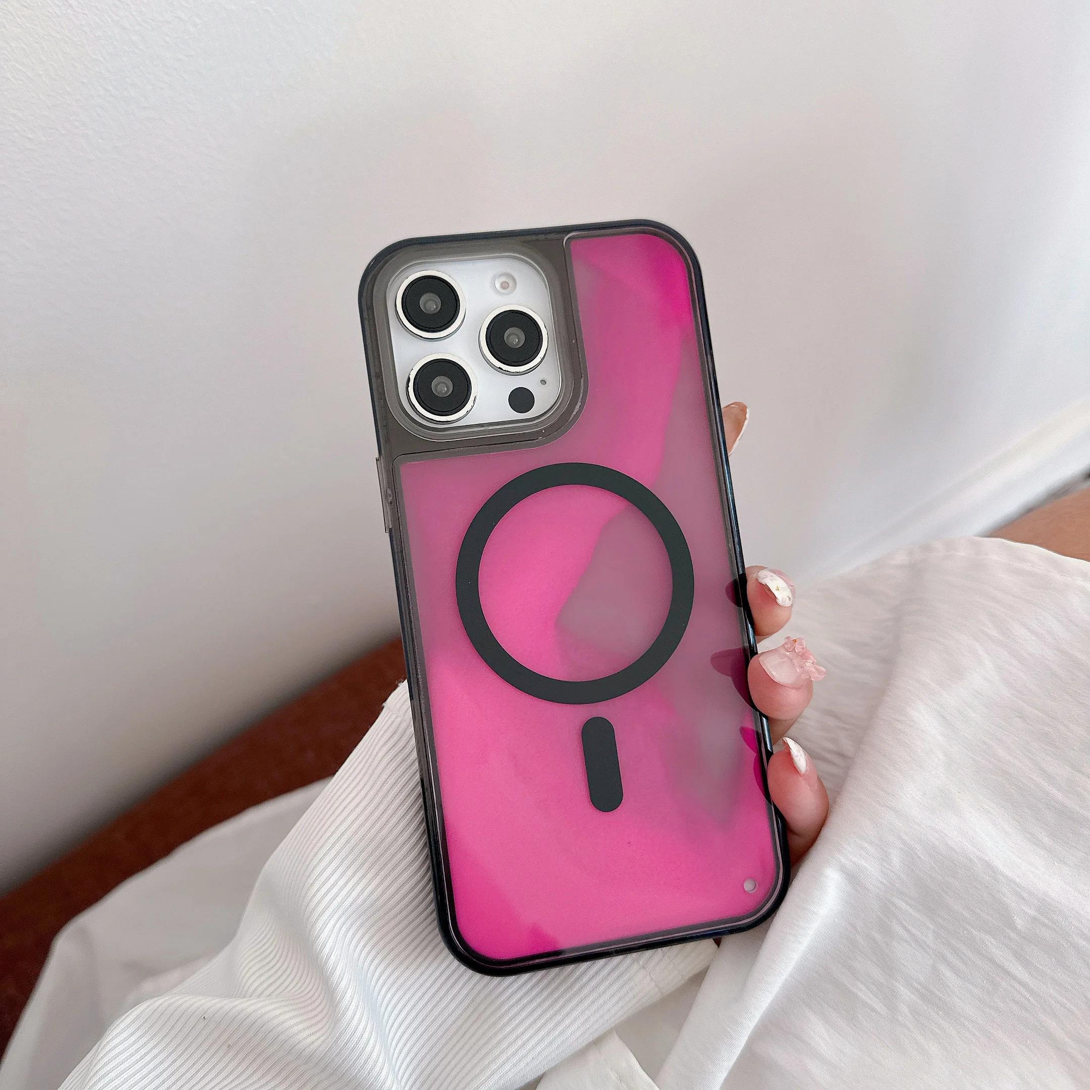 Night Light Luminous Liquid Quicksand Flowing Magnetic Case for Magsafe IPhone 16 15 14 13 Pro Max Plus I16 Mag Safe Phone Cover iPhone 15 Pro Max рожевий червоний колір
Night Light Luminous Liquid Quicksand Flowing Magnetic Case for Magsafe IPhone 16 15 14 13 Pro Max Plus I16 Mag Safe Phone Cover iPhone 15 Pro Max рожевий червоний колір