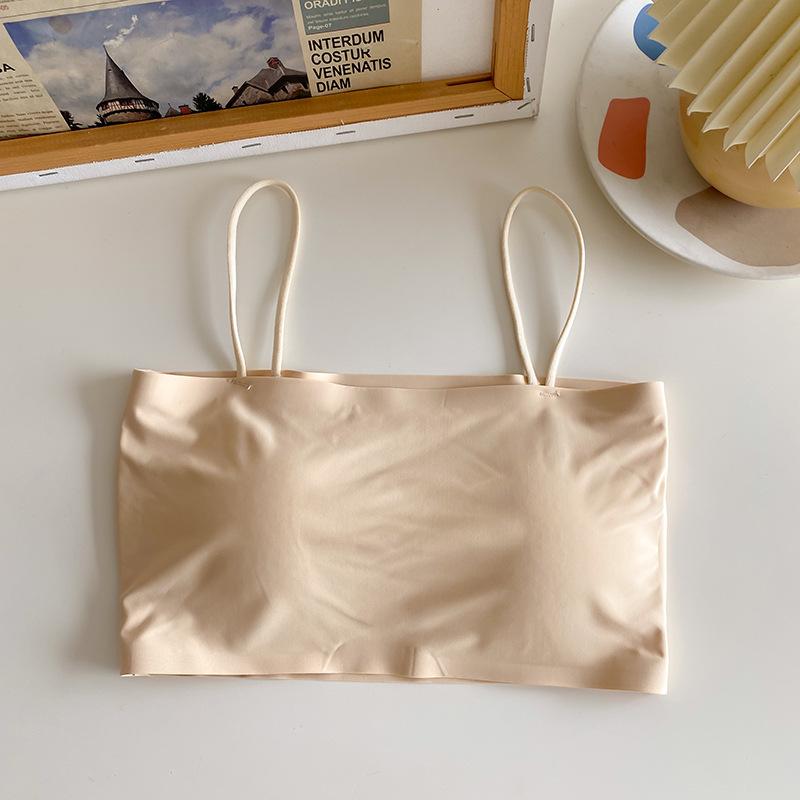 Женский бесшовный бюстгальтер с красивой спинкой из шелка, однострочный топ-топ для девочек, студенческий жилет для развития, нижнее белье One size
Женский бесшовный бюстгальтер с красивой спинкой из шелка, однострочный топ-топ для девочек, студенческий жилет для развития, нижнее белье One size