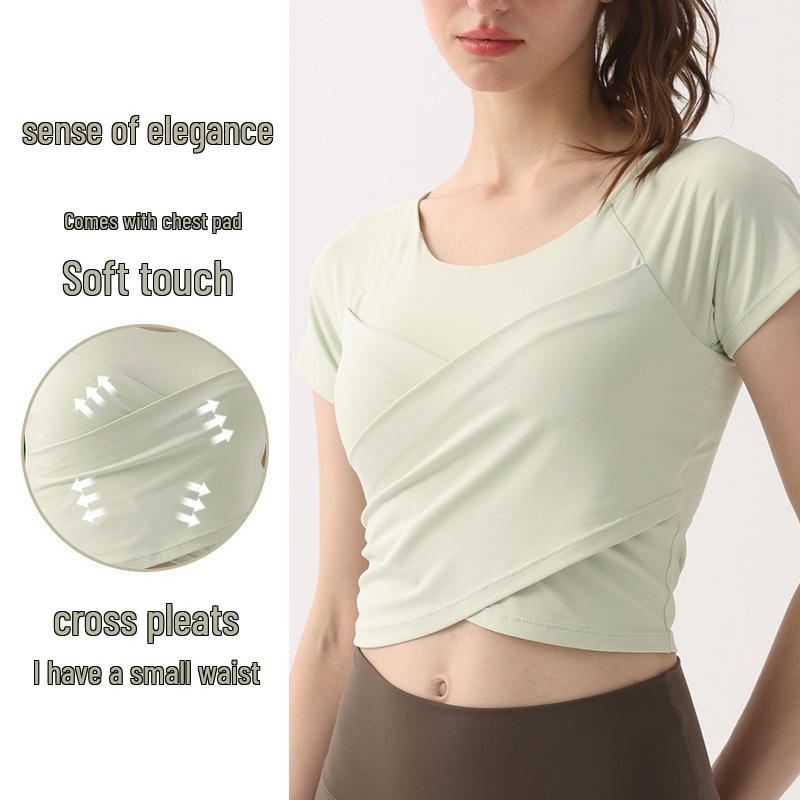 Professional Women s High-End Sports Yoga T-Shirt with Chest Pads - Summer Short Sleeve 2025 Medium
Professional Women s High-End Sports Yoga T-Shirt with Chest Pads - Summer Short Sleeve 2025 Medium